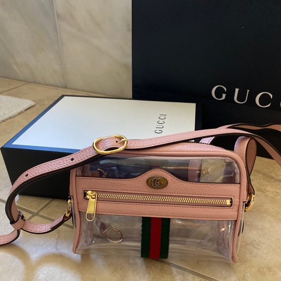 Gucci Handbags - Gucci Ophidia Translucent Crossbody Bag